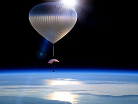 World View plans to start taking passengers to the outermost edge of earth’s atmosphere in high-altitude balloons by 2016.